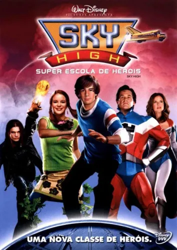 DVD Sky High - Super Escola de Heróis - Disney (Original)