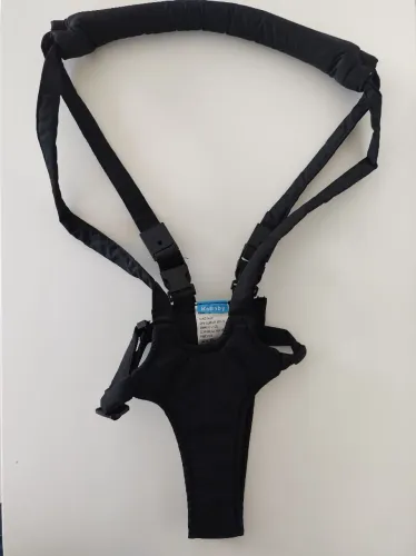 Andador fly baby portátil preto primeiros passos - kababy     