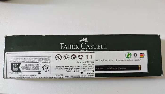 Kit 12 Lápis Faber-Castell Pitt Graphite Matt<br>