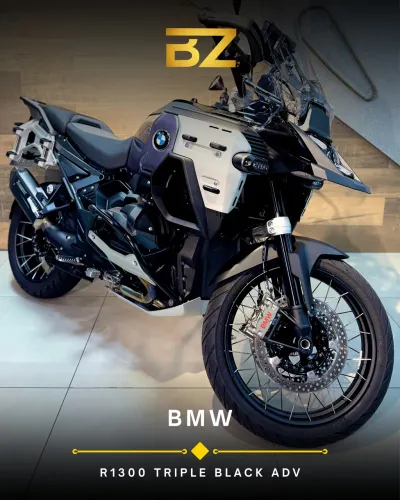 BMW R1300 GS TRIPLE BLACK ADV - Baixo Km - Impecável 