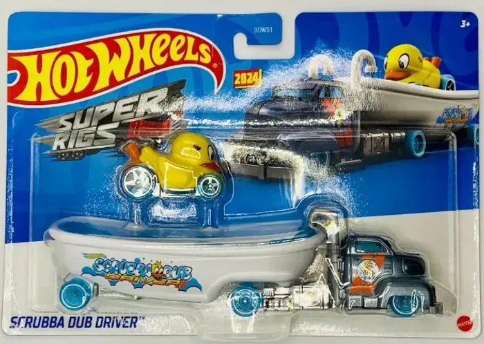 Hot Wheels Super Rigs Scrubba Dub Driver