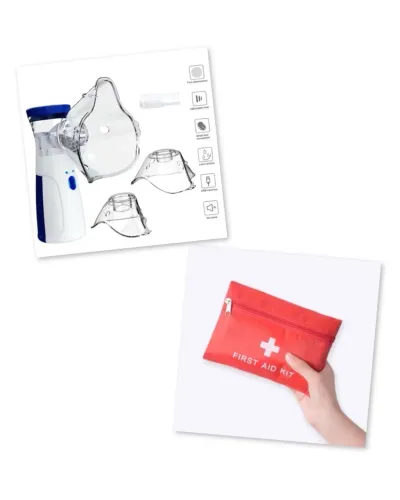 Nebulizador portátil com bolsa de brinde