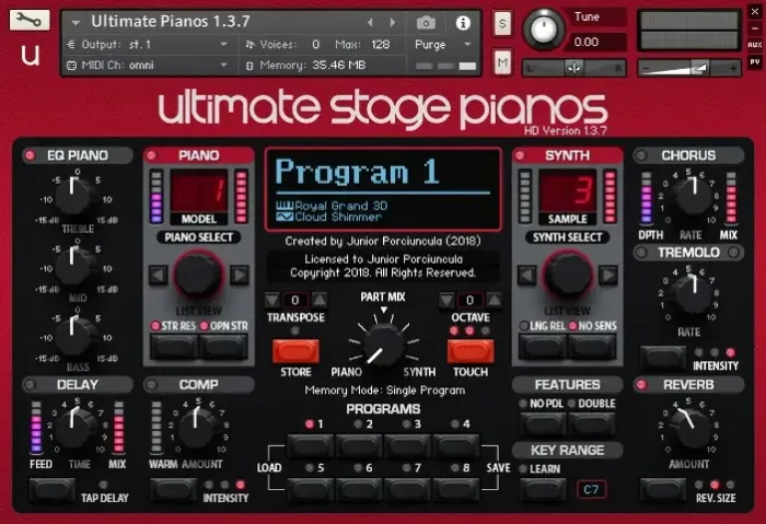 Ultimate Stage Pianos para Kontakt