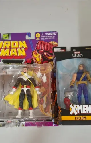 Bonecos Marvel Legends - Conde Nefaria  e Ciclope