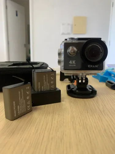 Camera Filmadora, 4K Câmera à Prova d'água Subaquática de 20MP com EIS