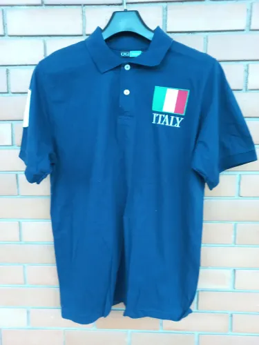 Camisa polo Italia retrô