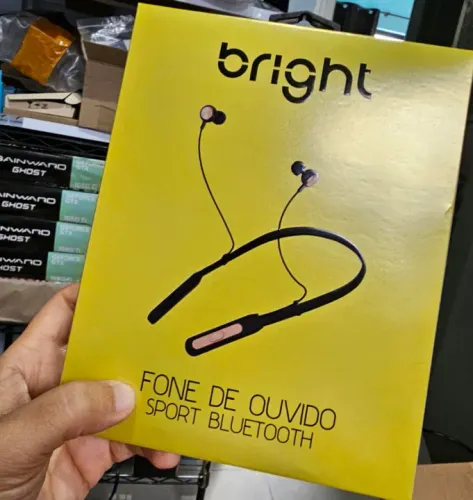 Fone de Ouvido Bluetooth Esportivo Bright