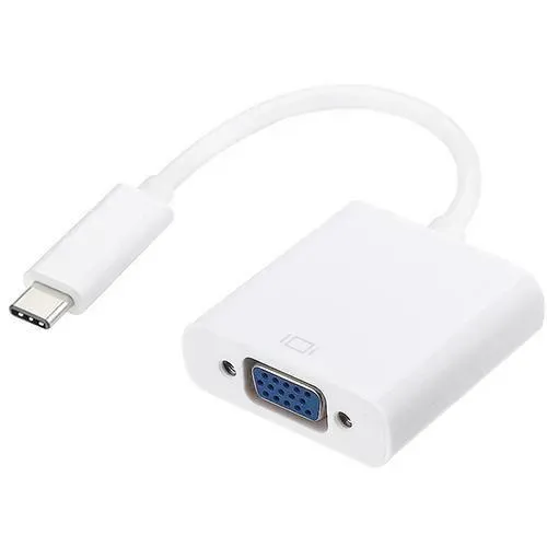 Cabo Adaptador Conversor Usb Tipoc Para Vga Full Hd