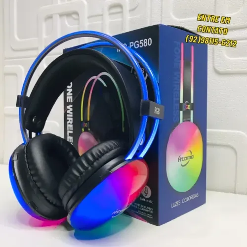 Fone De Ouvido Bluetooth Headseth Colorido - Entrega das 9 Até 22hrs