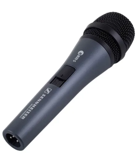 Microfone Senheiser e835S Dinâmico Profissional - Novo 