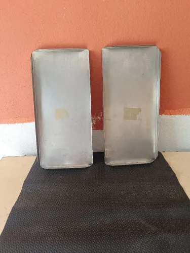 Bandeja aberta em inox