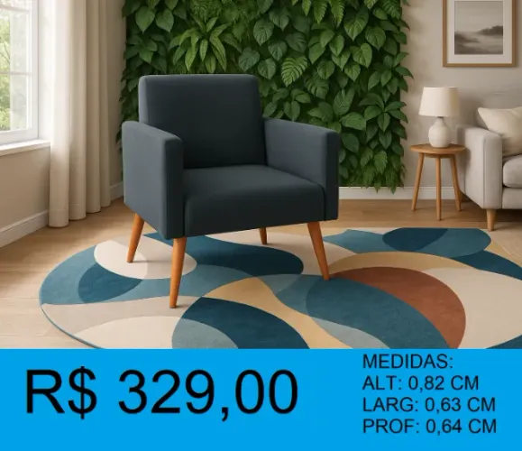 Poltrona retro compre hoje e receba amanhã 