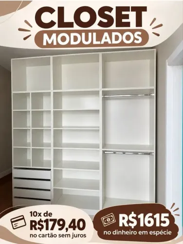 Closet Modulado em mdf