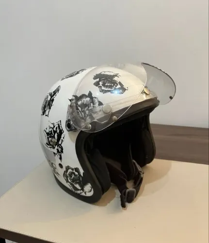 Capacete Kraft Old School Tamanho 56