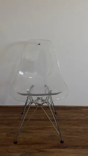 Cadeira Eames Cristal Lianto Decoraçao Policarbonato Transparente
