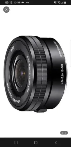 Lente sony 16 50mm