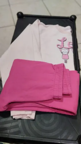 Conjunto moletom para menina tamanho 14