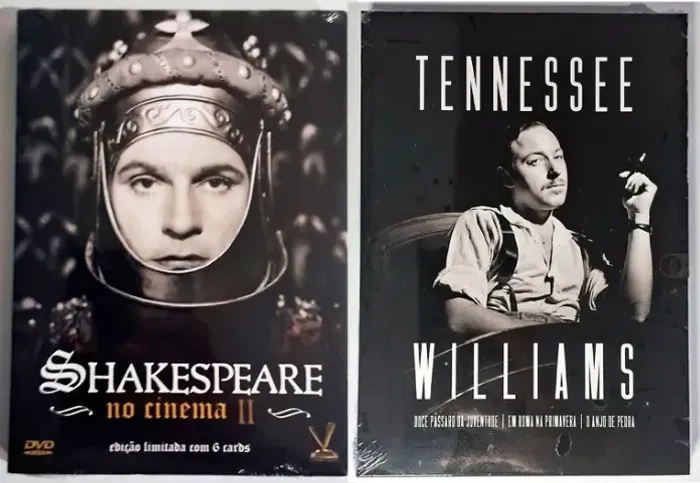 02 Coleções em DVD: Shakespeare No Cinema Vol. 2 + Tennessee Williams (Boxes Lacrados)