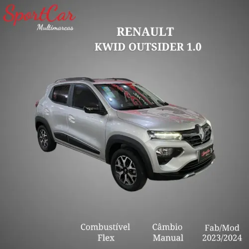 Renault Kwid Outsider 1.0 Flex 12V 5P Mec. 2024