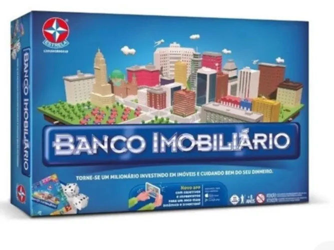 *PRA VENDER HOJE* Banco Imobiliário Estrela (com Aplicativo) (Usado)