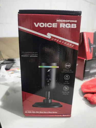 Microfone Superframe Voice Rgb