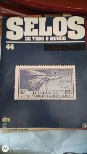 Livro selos de todo o mundo