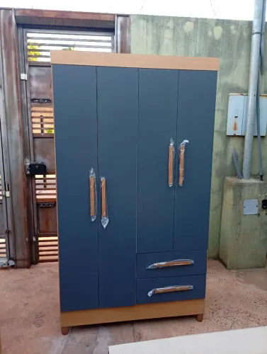 Guarda roupa 4 portas lite - entrega gratuita