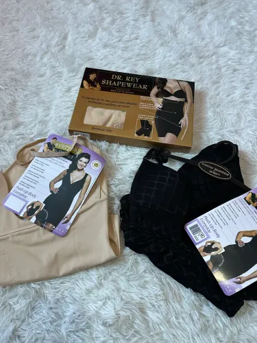 Kit com 3 Modeladores Femininos Novos - Cinta + Bermuda Modeladora