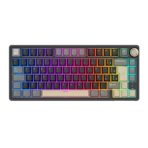 Teclado Gamer Royal Kludge R75 Preto