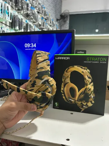 Headset Gamer Straton com fio - Conexão USB