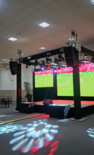 Sistema de som Line Array