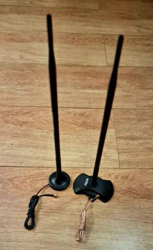 2 Antenas wifi 9Db com base magnética