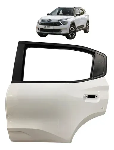 Porta Traseira Esquerda Citroen C3 Aircross 2025 Traseira Esquerda Branca