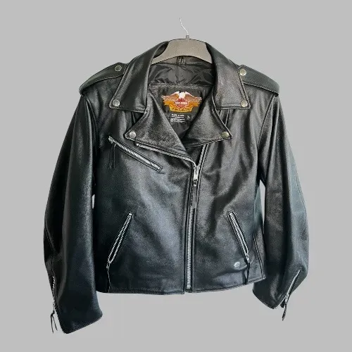 Jaqueta em couro - Harley Davidson - Made in USA - Tamanho: L