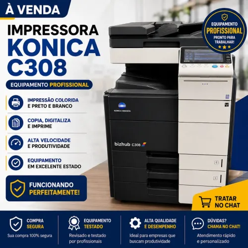 Impressora konica C308A3