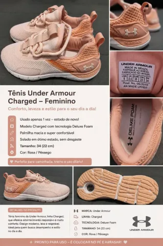 Tênis under armour feminini
