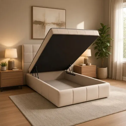 Cama box baú casal