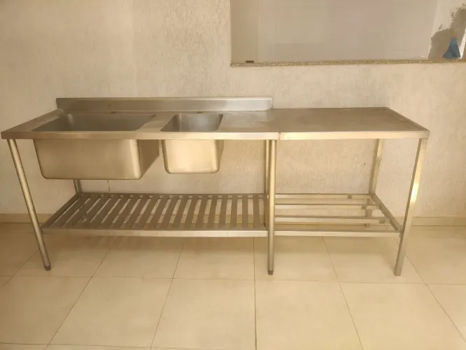 Pia de inox cozinha industrial
