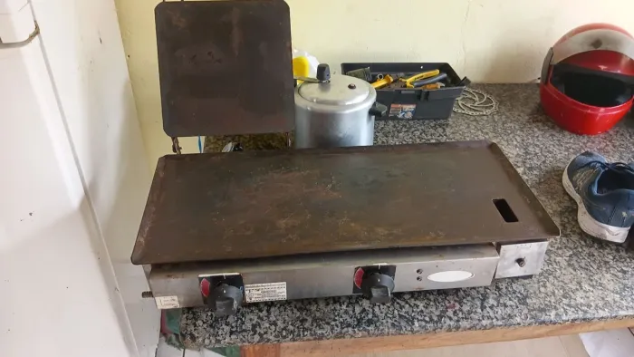 Chapa para hambúrguer e chapa mista