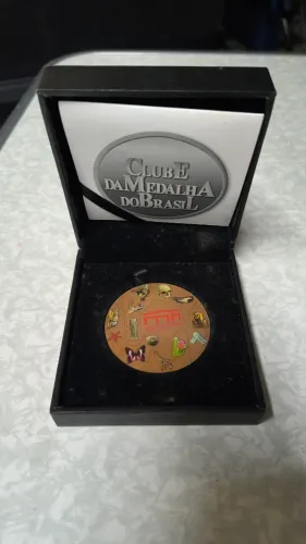 Medalha de Bronze 200 anos do Museu Nacional - Raridade