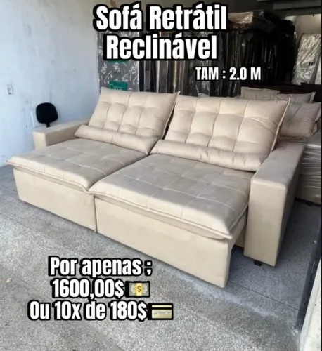 Sofa retratil reclinavel