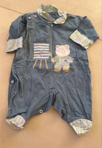 kit 9 peças bebê menino 3 meses
