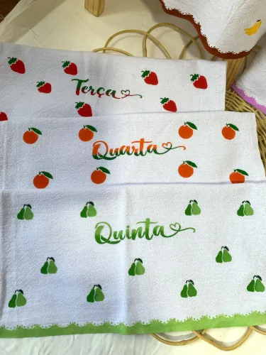 Kit semaninha Panos de Cozinha 