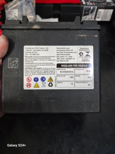 Bateria Original BMW 12v 12Ah