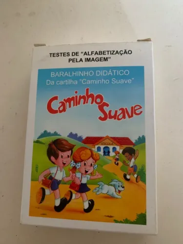 Testes de "Alfabetização pela Imagem" - Baralhinho Didático da cartilha "Caminho Suave