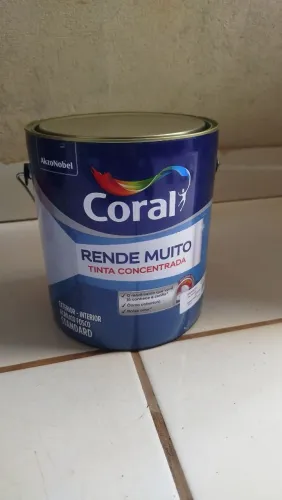 Tinta Coral branco gelo