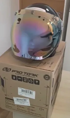 Capacete aberto custom