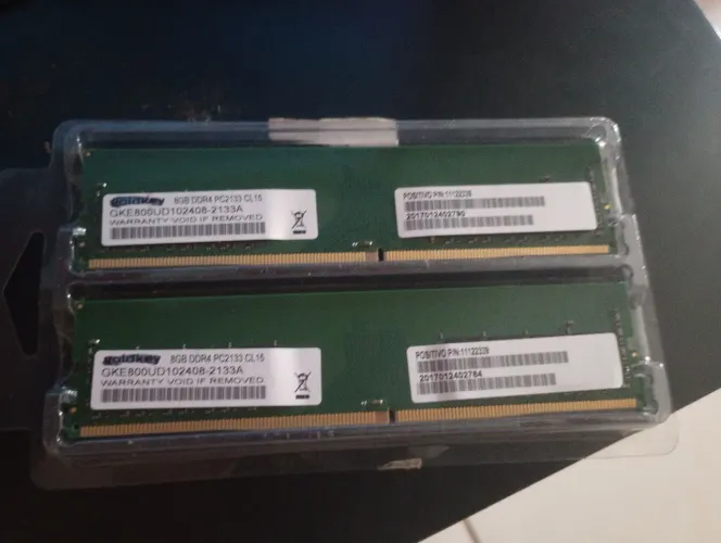 Memória ddr4 2x 8GB