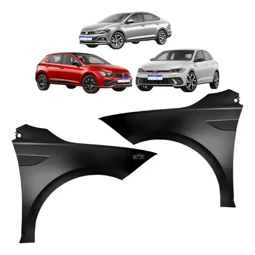Paralama Volkswagen Polo Virtus 2017 2018 2019 A 2026 Novo
