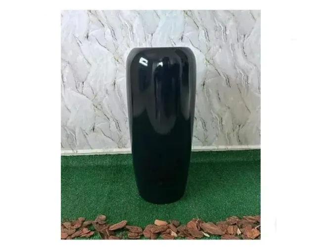 Vaso Vietnamita Preto 66cm Fibra de Vidro Decorativo